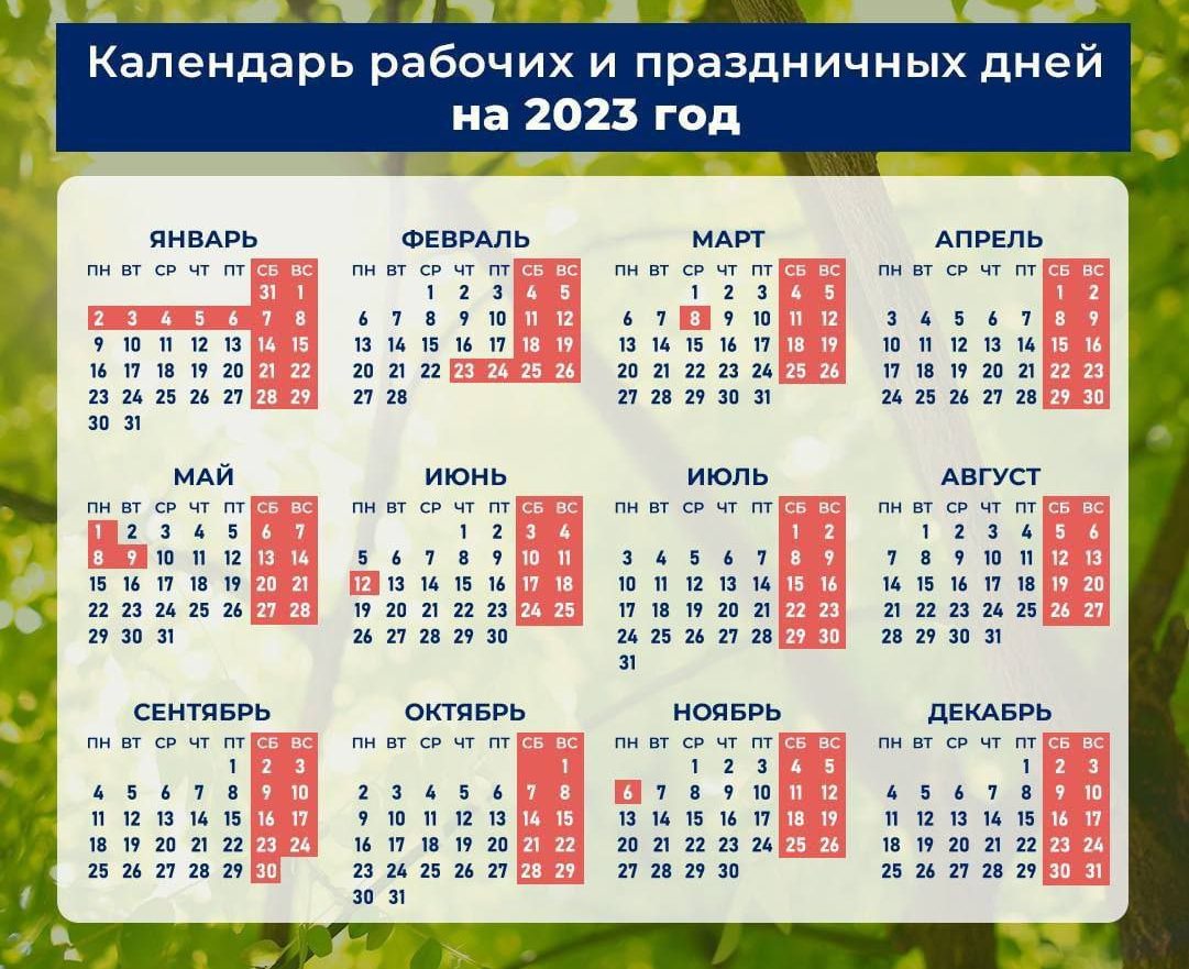 Перенос выходных дней в 2023 году | Правда ДНР